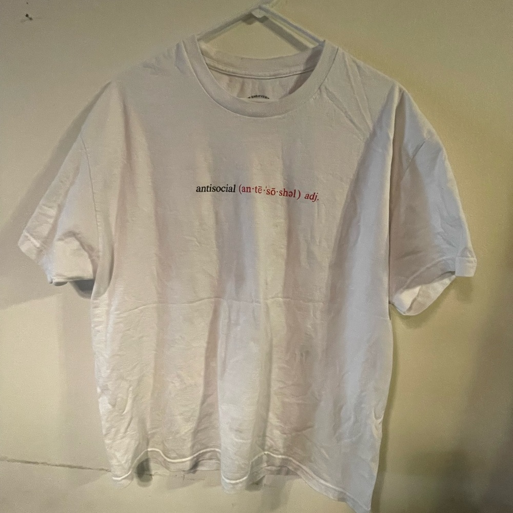 Anti social social club xl t shirt
